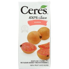 CERES GUAVA 100% JUICE 1LTR  EACH