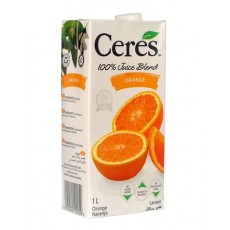 CERES ORANGE 100% JUICE 1LTR EACH