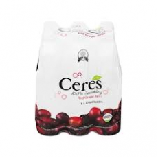 CERES SPARKLING RED GRAPE 275ML 4X6PACK