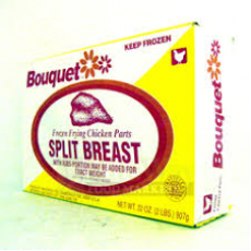 CHICKEN SPLIT BREAST in BOX 2LB 