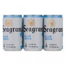 SEAGRAM'S CLUB SODA CANS 12OZ CASE/24