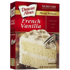 DUNCAN HINES FRENCH VANILLA CAKE MIX 18.25OZ
