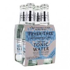 FEVER TREE LIGHT TONIC WATER BOTTLES 200ML CS/24