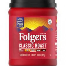 FOLGERS CLASSIC ROAST GROUND MEDIUM COFFEE 11 OZ