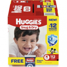 HUGGIES DIAPER SNUG N DRY S6 GIANT - 112 SINGLES
