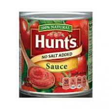 HUNTS TOMATO SAUCE TOMATO NO SALT 8OZ