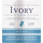 IVORY CLEAN WHITE 3PK 3.17OZ