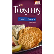 KEEBLER TOASTED SESAME CRACKERS 8OZ