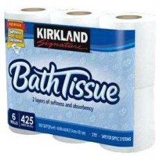 KIRKLAND BATHROOM TISSUE 425 SHEETS X 6