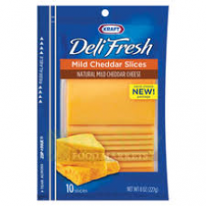 KRAFT CHEES CHEDDAR 2% MILK SINGLES 10.7OZ 