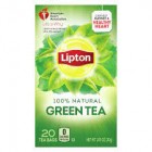 LIPTON 100% NATURAL GREEN TEA 20 TEA BAGS 1.05 OZ