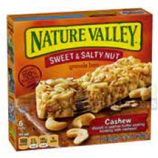 NATURE VALLEY SWEET N SALTY CASHEW 6CT