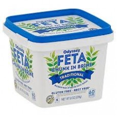 ODYSSEY TRADITIONAL CHUNK IN BRINE FETA CHEESE 8OZ
