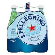 SAN PELLEGRINO SPARKLING NATURAL MINERAL WATER PET 1L 12 PK