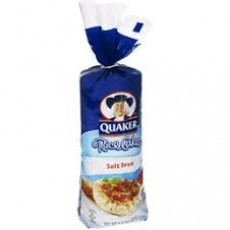 QUAKER RICE CAKE PLAIN SALTED 4.5OZ 