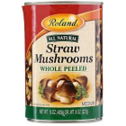 ROLAND STRAW MUSHROOMS WHOLE PEELED 150Z