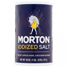 MORTON IODIZED SALT 737G