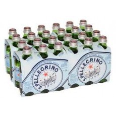 SAN PELLEGRINO SPARKLING NATURAL MINERAL WATER GLASS 24PK 250ML