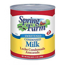 SPRING FARM CONDENSED MILK 14OZ