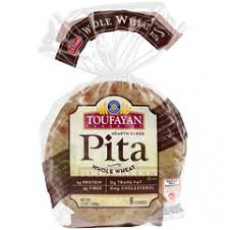 TOUFAYAN PITA BREAD WHOLE WHEAT 6CT 12OZ 