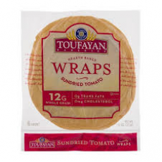 TOUFAYAN WRAP SUNDRIED TOMATO  6CT 11OZ